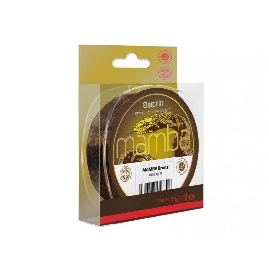 Fir Monofilament Delphin - Mamba Feeder 0.16mm 300m Bronz